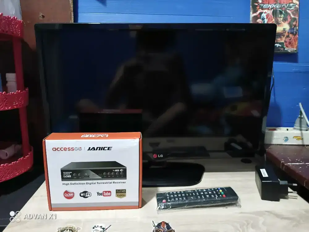 Tv Led LG 24inch+STB AccessGO Kondisi Normal Nominus Siap Pakai