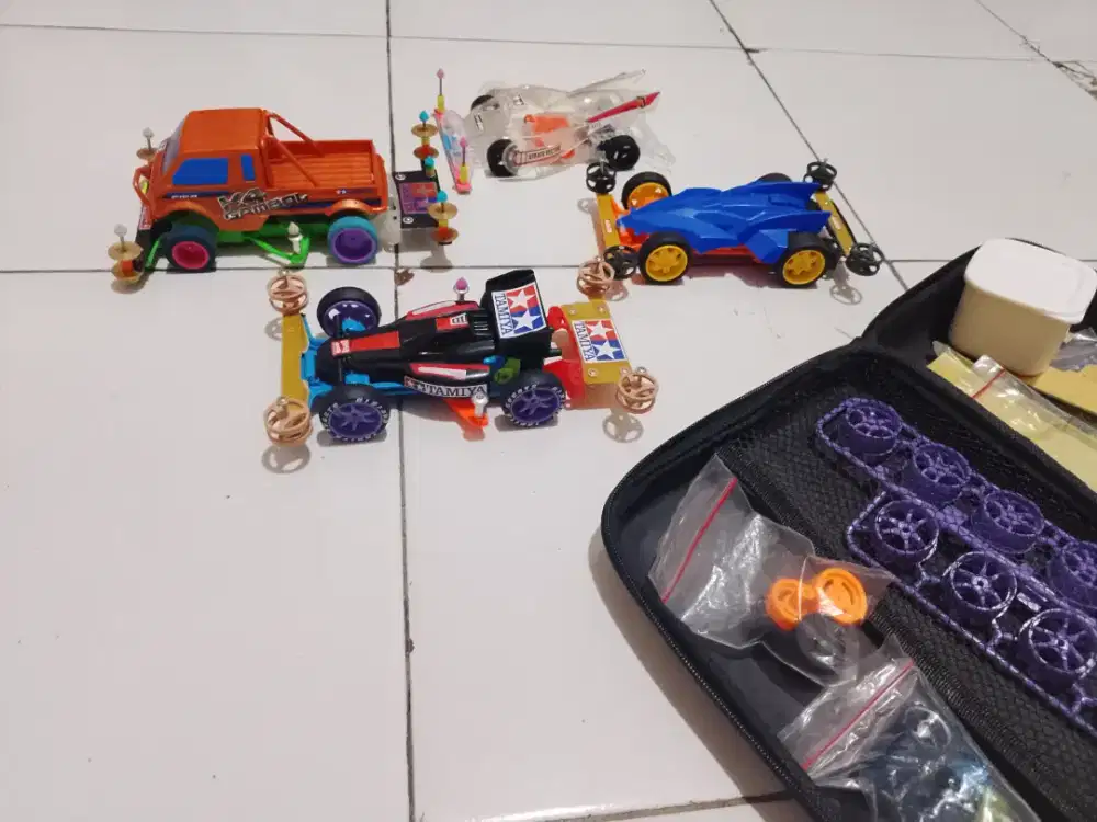 Tamiya murah 4 unit + part cadangan