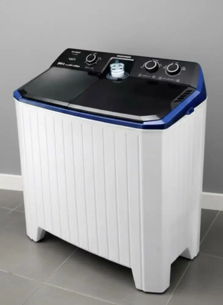 TERMURAHH!! PRELOVED PANASONIC NA-W120BC1A – MESIN CUCI TWIN TUB 12KG