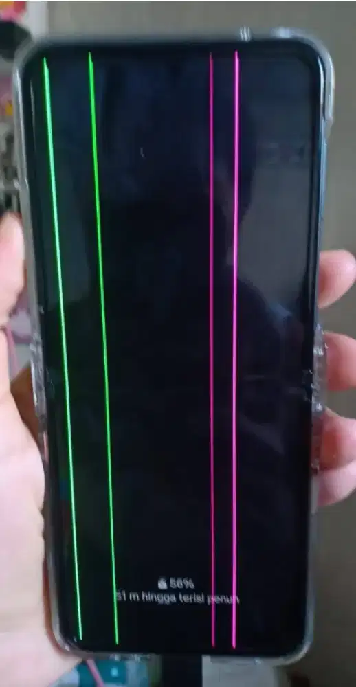 Murah hp samsung Z Flip 3 5G 8/128 layar dlm garis yg lain normal