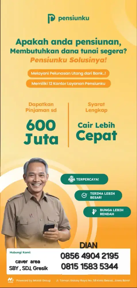 Kredit pensiun dan pra pensiun