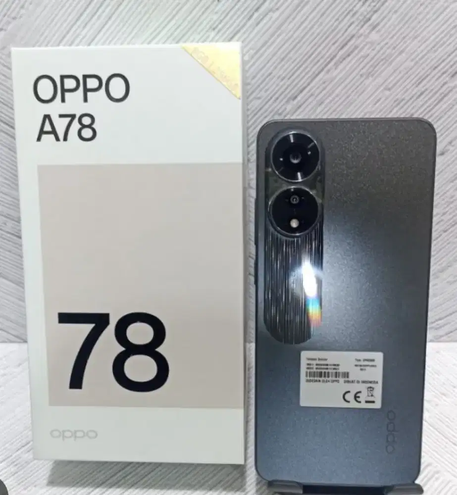 Murah hp oppo A78 8/256 lkp. Bs TT
