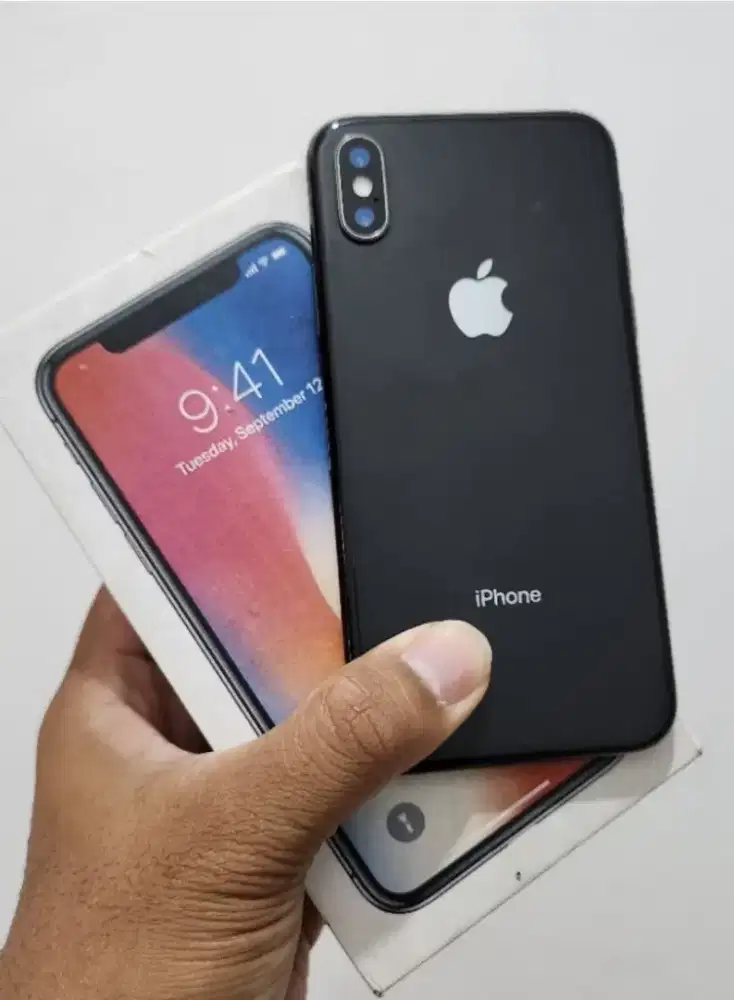 Murah hp iphone X 64gb lkp, bs TT
