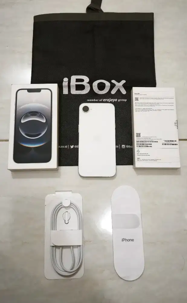 Iphone 16E 128gb IBOX Resmi New BNOB baru buka box saja