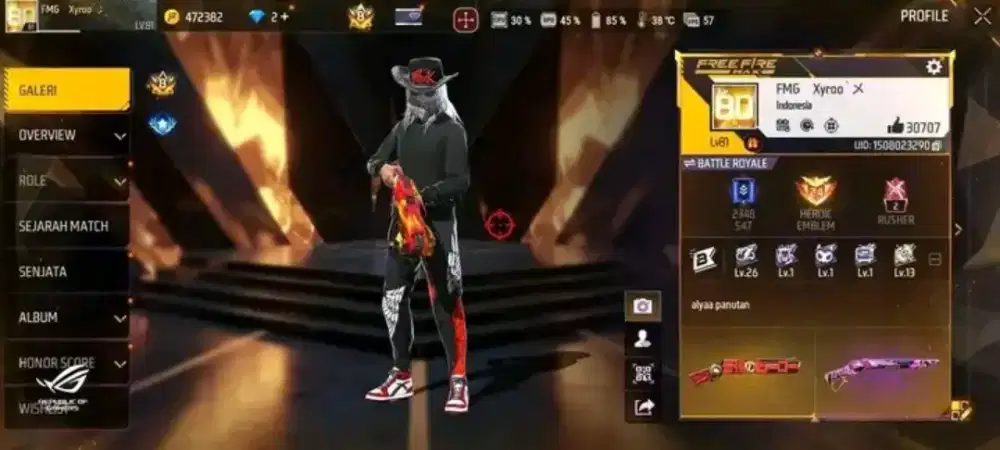 Jual akun ff data aman