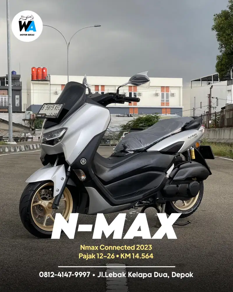 DP 500 RIBU Yamaha Nmax Connected Keyless Tahun 2023 Cash/Kredit