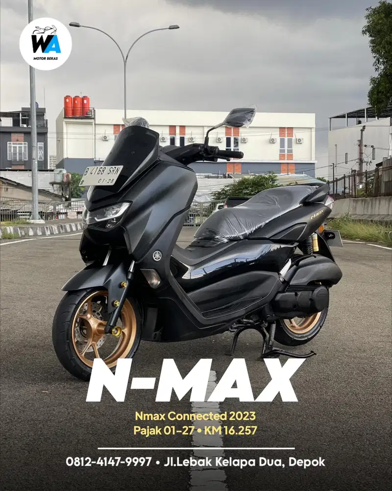 Cash/Kredit Yamaha Nmax Connected Keyless Tahun 2023