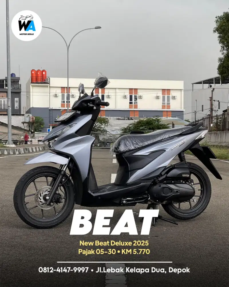 Honda Beat Deluxe Cbs Iss Tahun 2025 Cash/Kredit