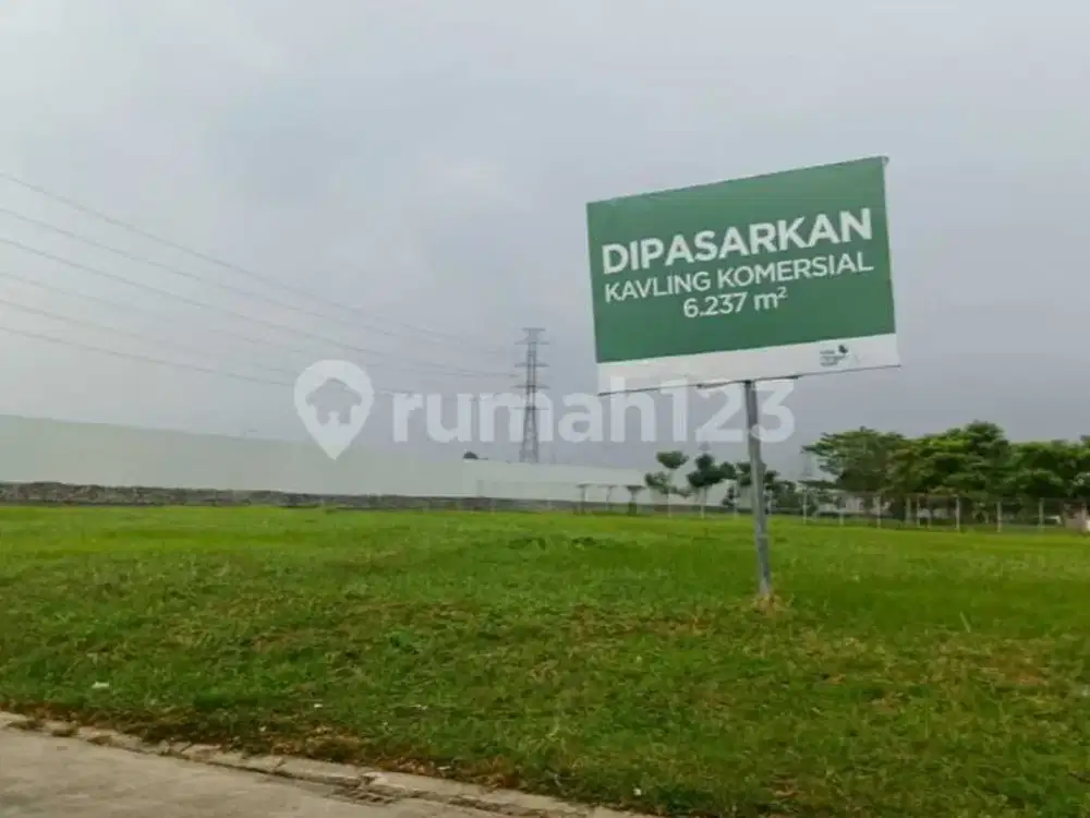LOKASI PREMIUM, Kavling Komersial 6.237m2 (bisa Sewa Per M2) Di Harapan Indah Bekasi #1405