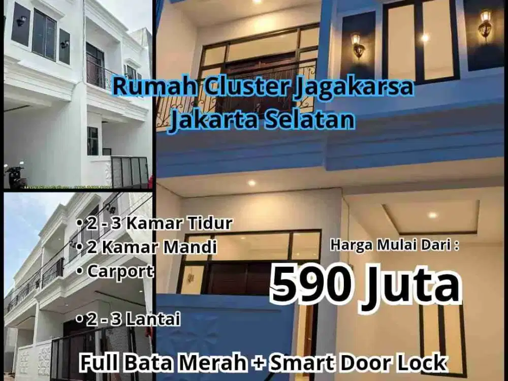 Jual Rumah Cantik Full Bata Merah