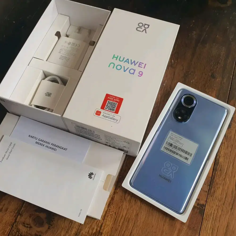 Huawei Nova 9 BH ±100% Like New Lengkap Garansi Resmi CPU Snapdragon