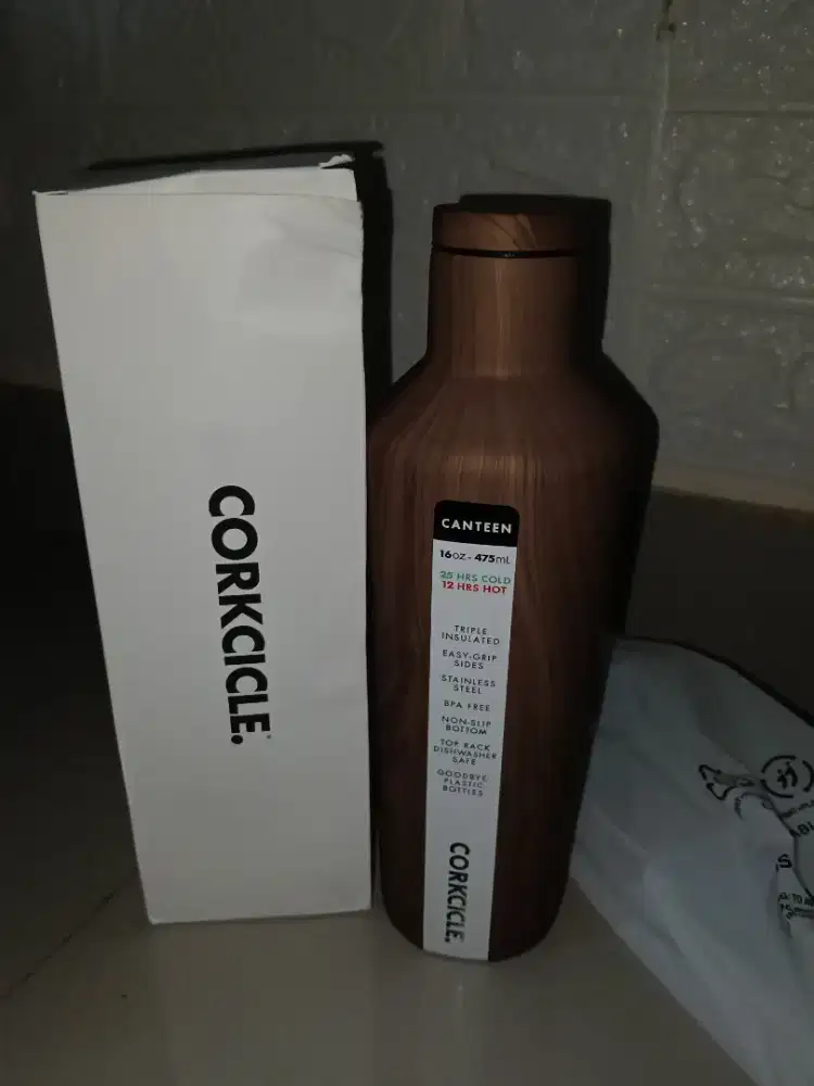 Tumbler corkcircle canteen kayu 16oz