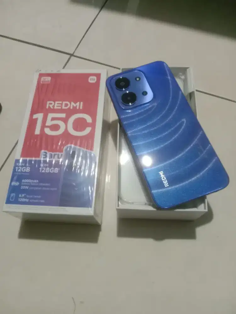 Redmi 15c ram 6+6/128 NFC fullset