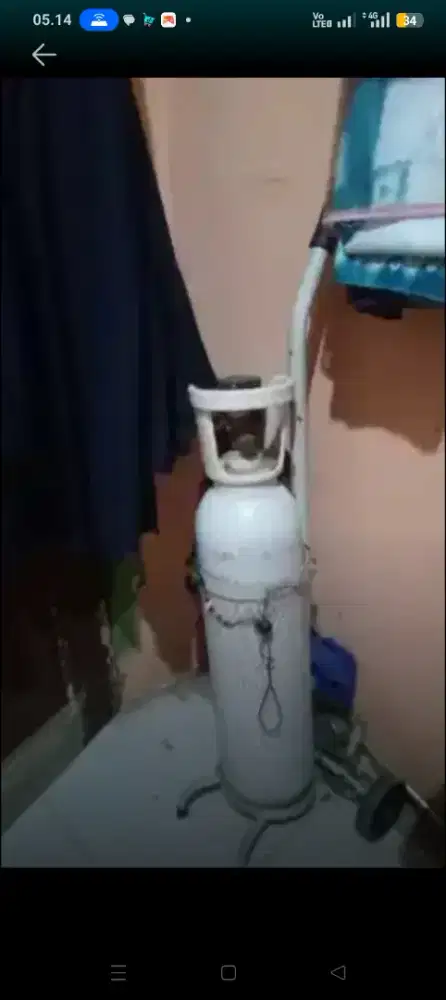 Tabung oksigen komplit