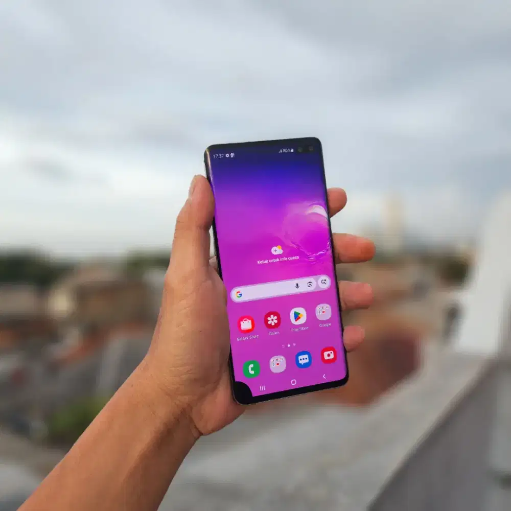 SAMSUNG GALAXY S10 PLUS SEIN 8/128 GB DUAL MULUS MINUS TOMPEL