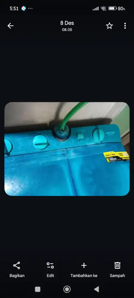 di jual mesin cuci merk polytron