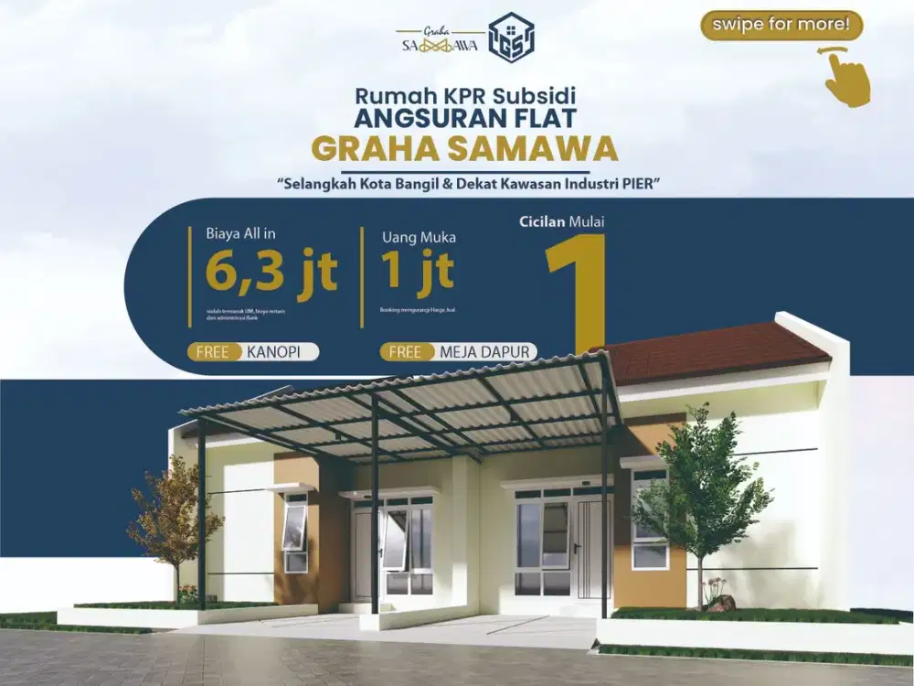 RUMAH SUBSIDI RASA CLUSTER MEWAH