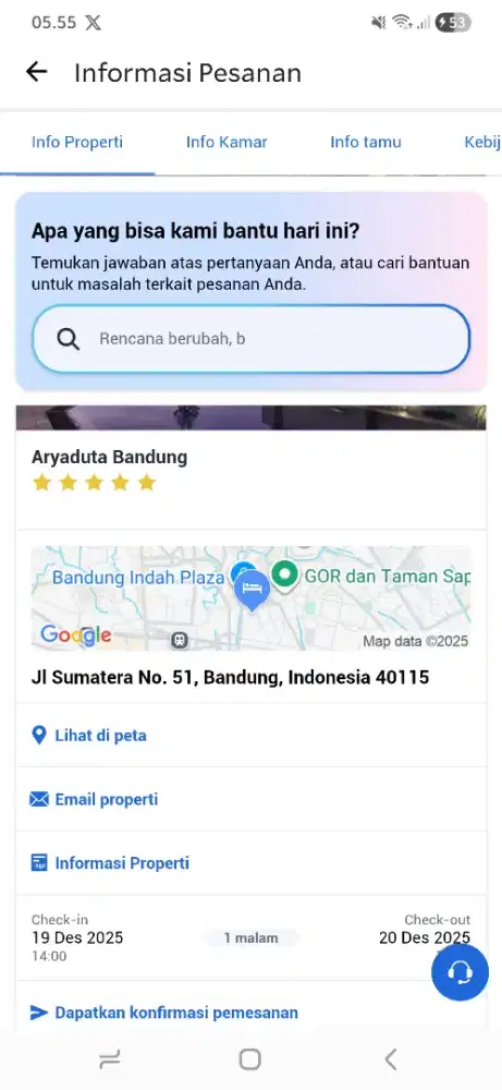 VOUCHER HOTEL ARYA DUTA BANDUNG