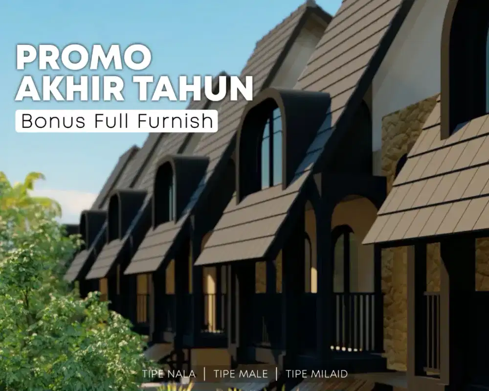Promo Akhir Tahun FULL FURNISH | Villa Premium Modern Kota Batu
