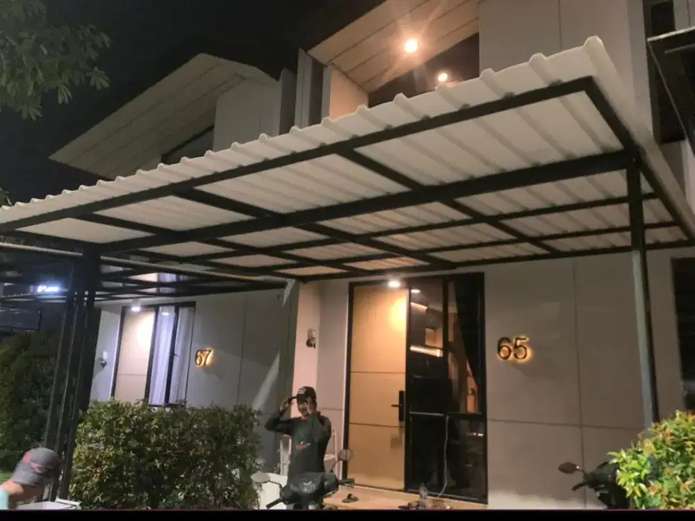 Canopy Kanopi,Pagar,Tralis,Railing,Tangga,Rolling Door, Atap Baja