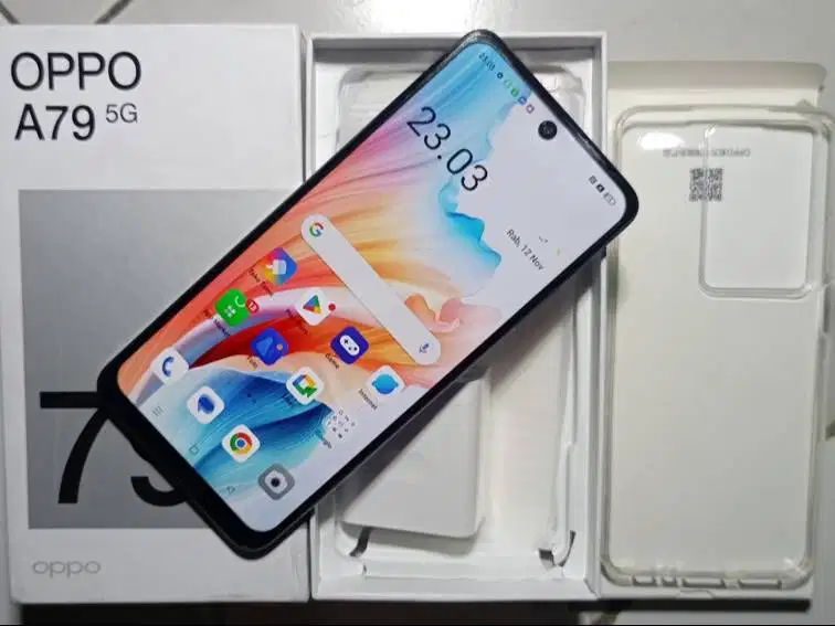 Oppo A79 komplit, mulus 98%