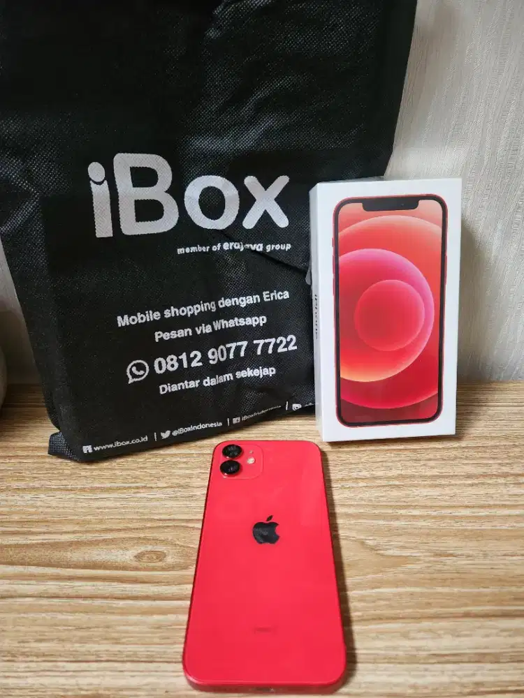 Iphone 12 red, 128GB IBOX