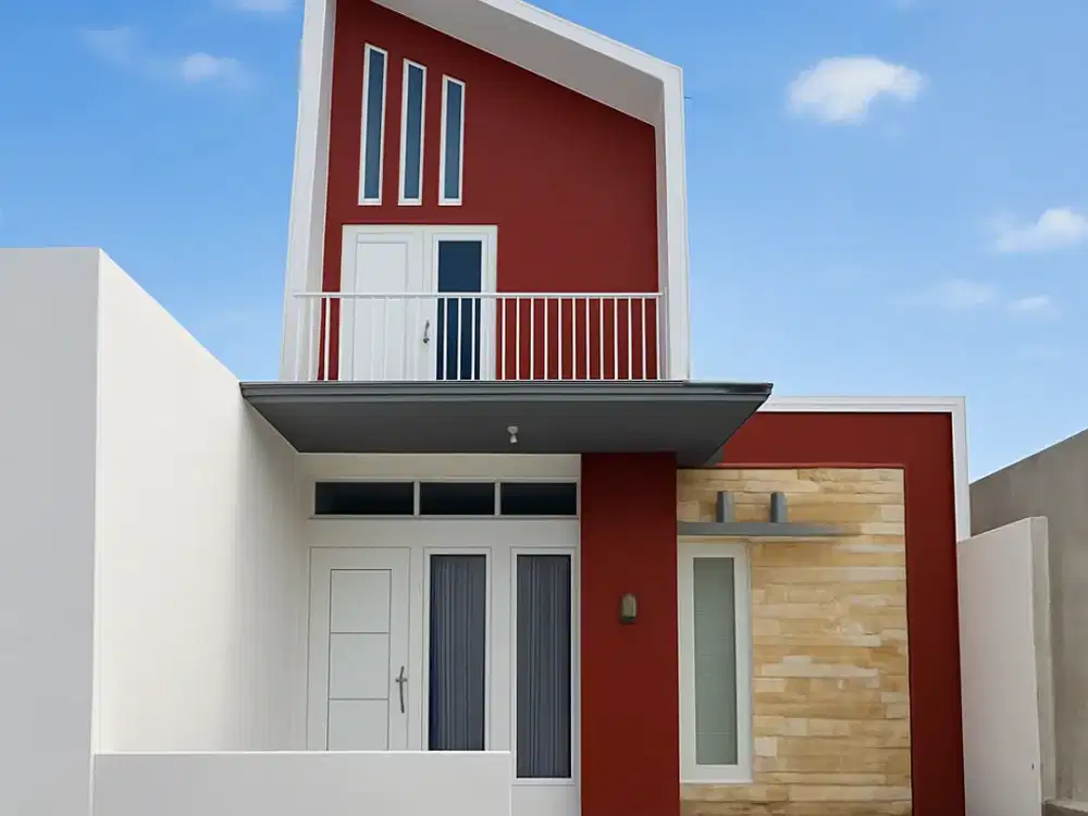 Dijual Rumah Modern Scandinavian 2 Lantai di Pakis Bandara Malang, Harga Terjangkau dengan Cashback dan Bonus Lengkap