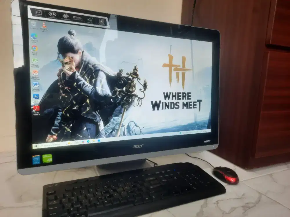 PC-al in One Geming-Acer i5-4590 touchdreen Dabel Vga Supot Game Edit