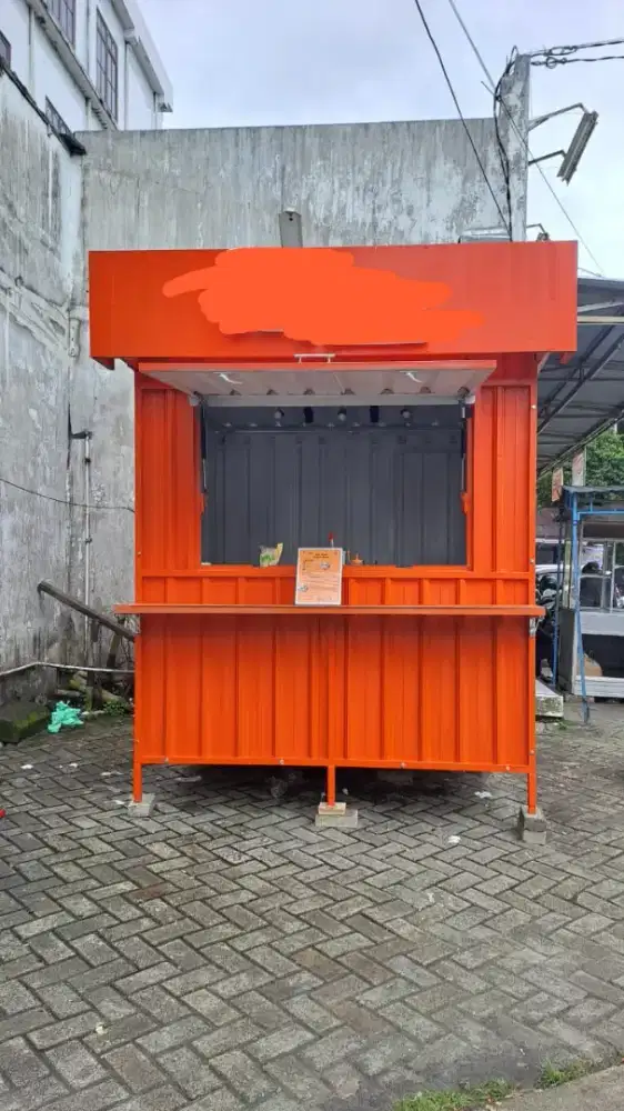 Booth serba praktis pemakaian 2bln bahan tebal, boleh nego