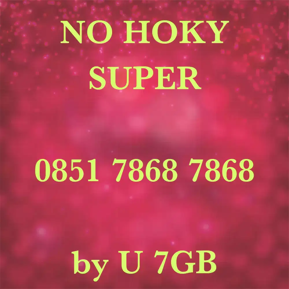 NO CANTIK TELKOMSEL BYU SERI HOKI SUPER 7868 7868