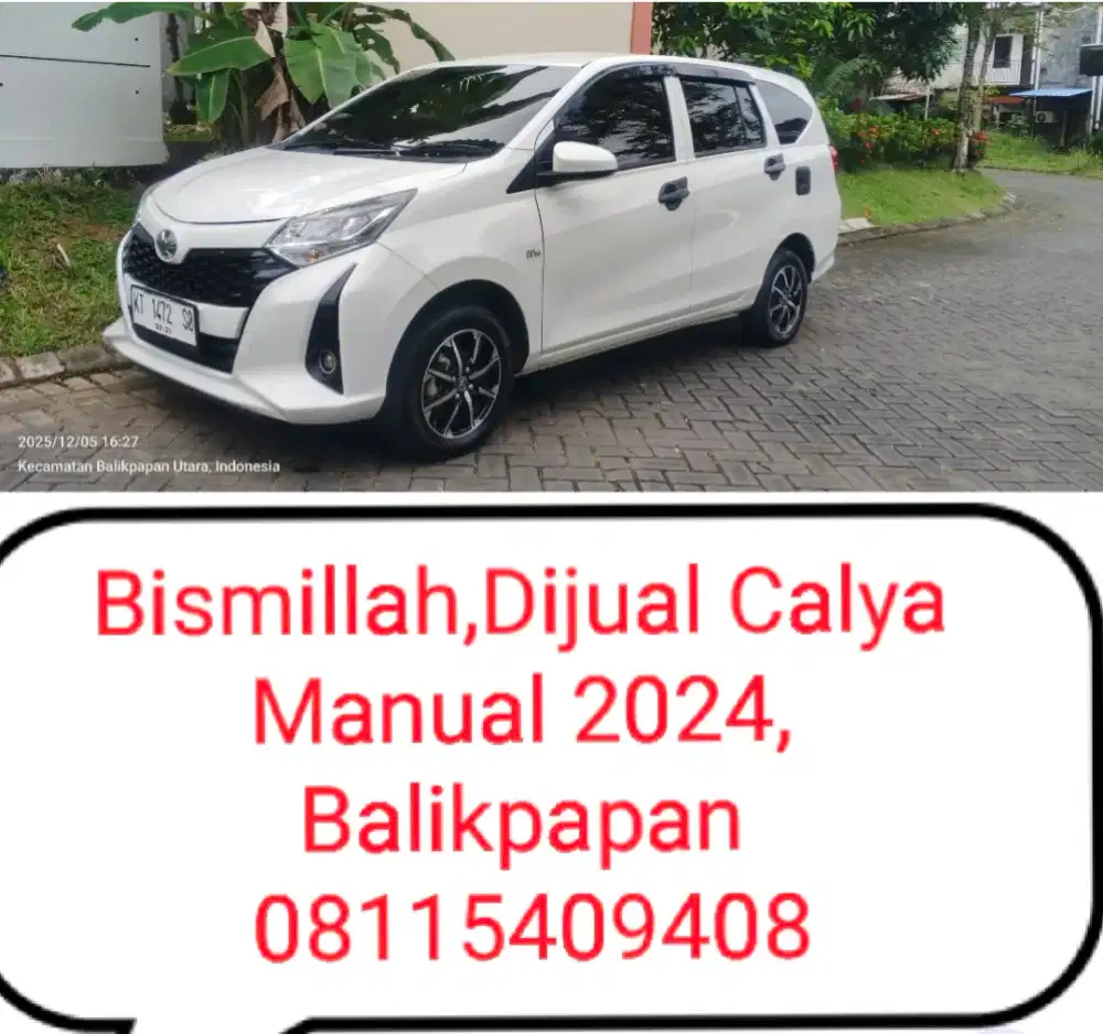 Calya Manual 2024 odometer 8rb