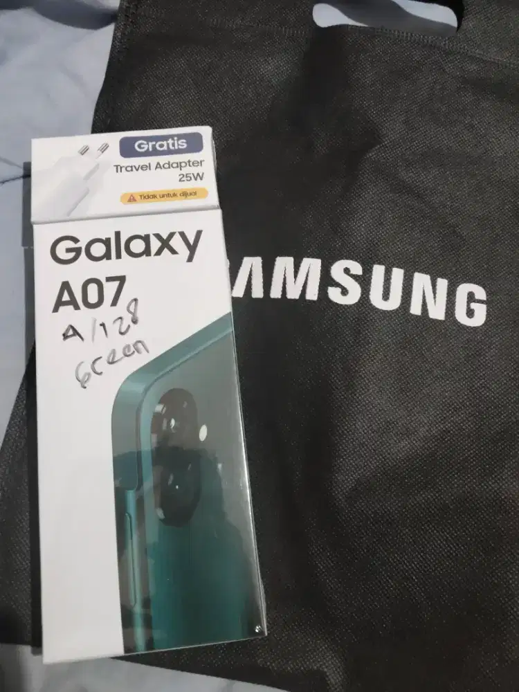 Samsung A07 4+4 128gb baru resmi samsung free adaptor