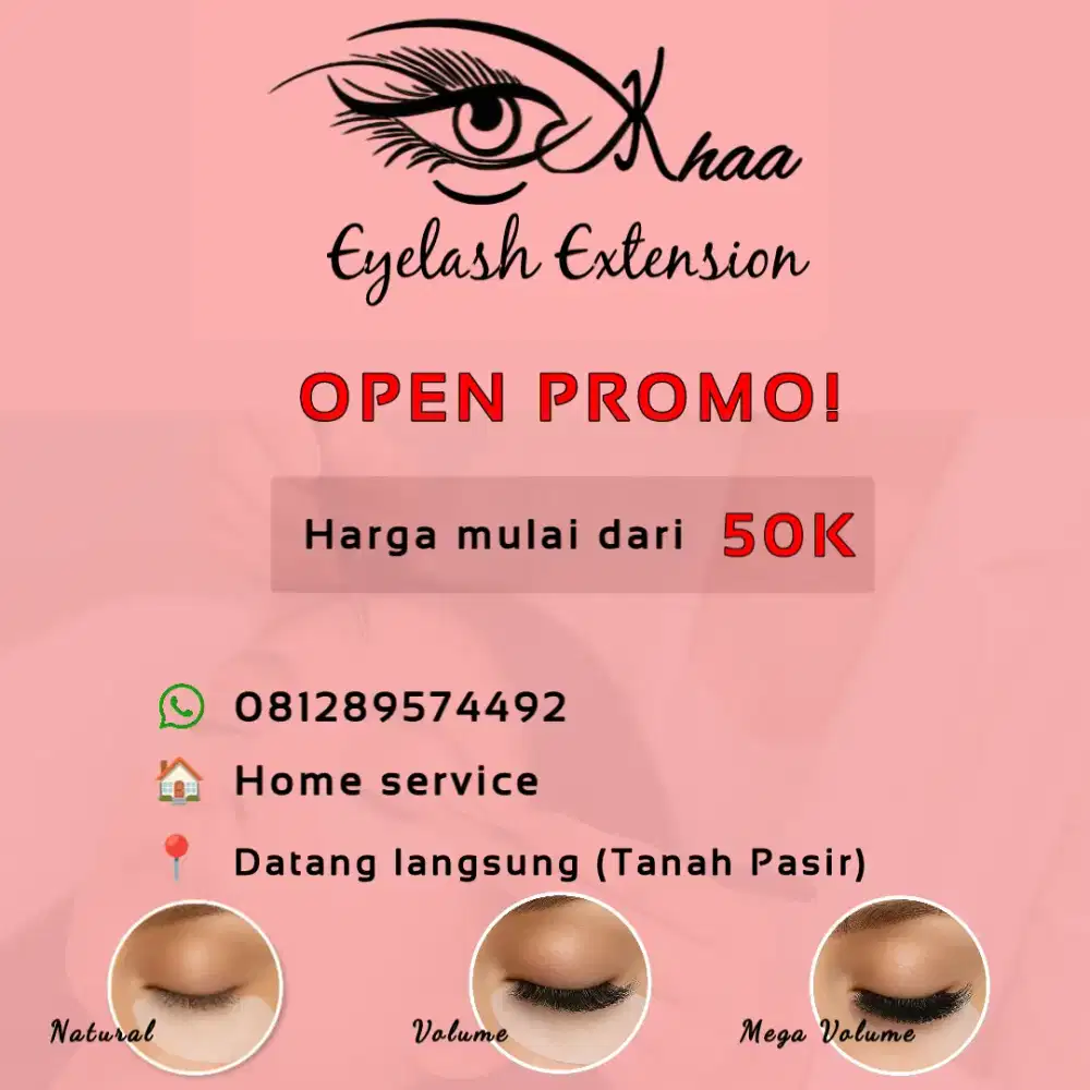 Pasang Eyelash Extension PROMO AKHIR TAHUN