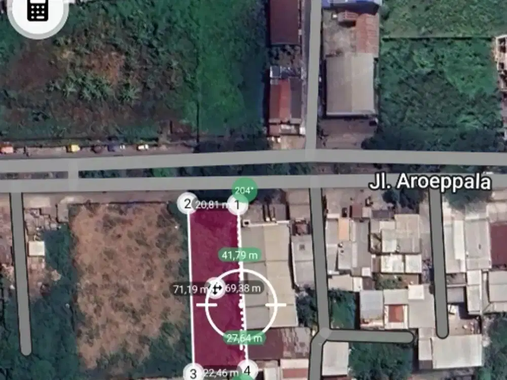 Di jual Tanah poros Hertasning baru 1400m2