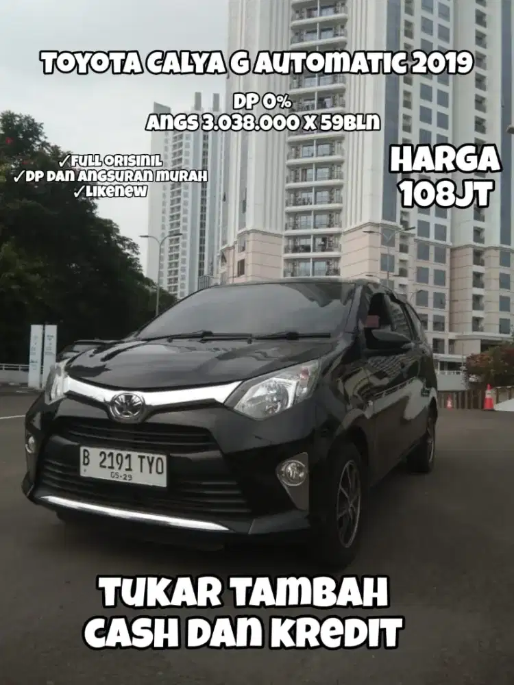 Dp 0% angs 3,040 x 5th !! Cayla G 1.2 Autmatic 2019