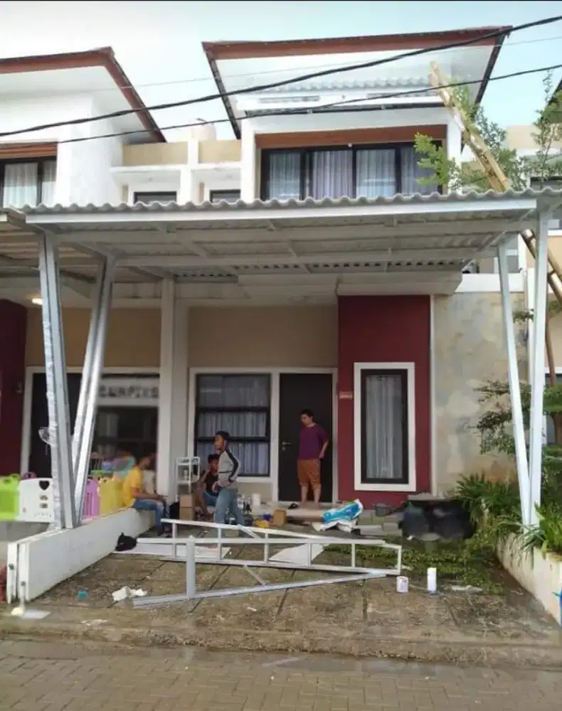 atap kanopi bajaringan terpasang