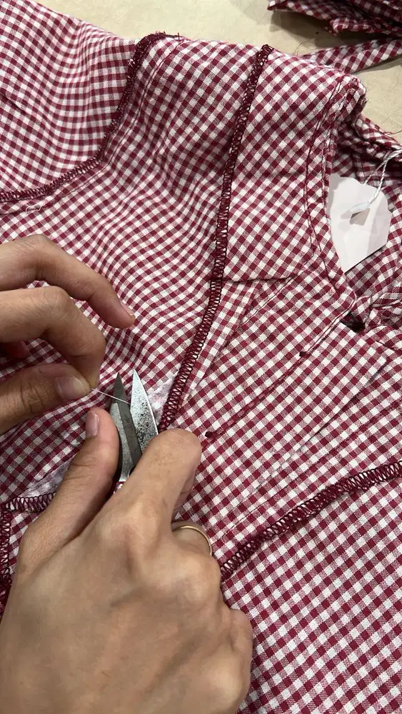 Finishing baju Garment (konveksi)
