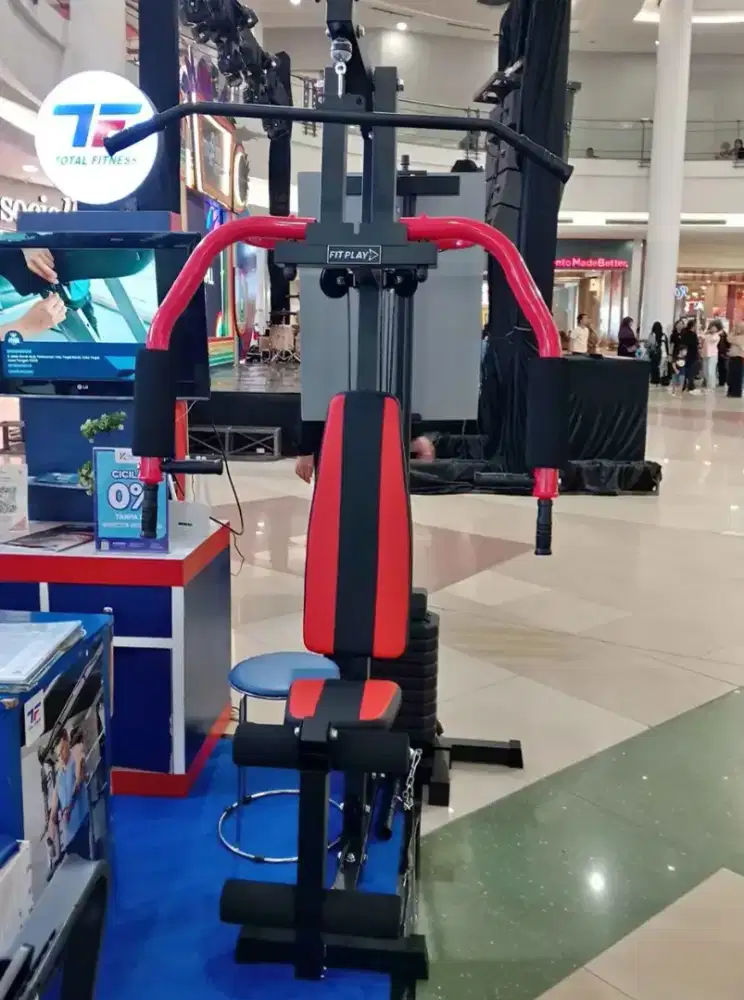 ALAT FITNESS BARU HOME GYM 1 SISI BEBAN 50 KG FIT PLAY