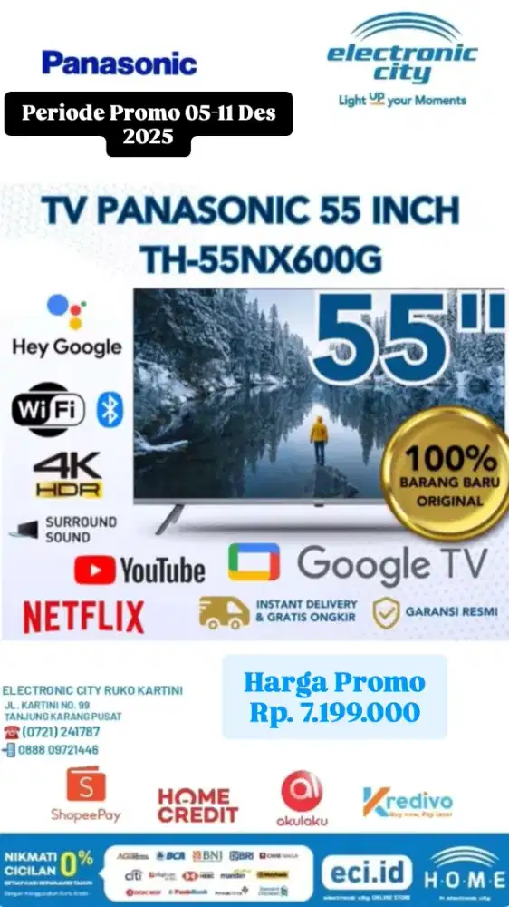 Promo Tv 55inch at electronic city
