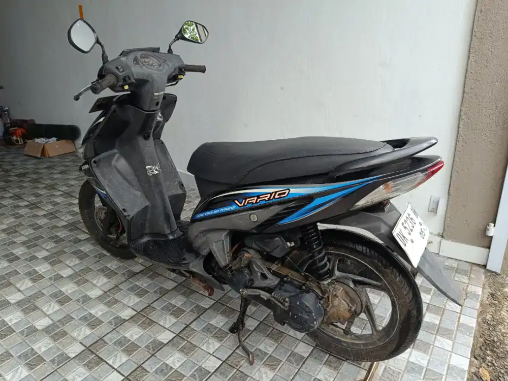 Honda Vario 110cc Th2012 Hitam Biru Jamin Terawat