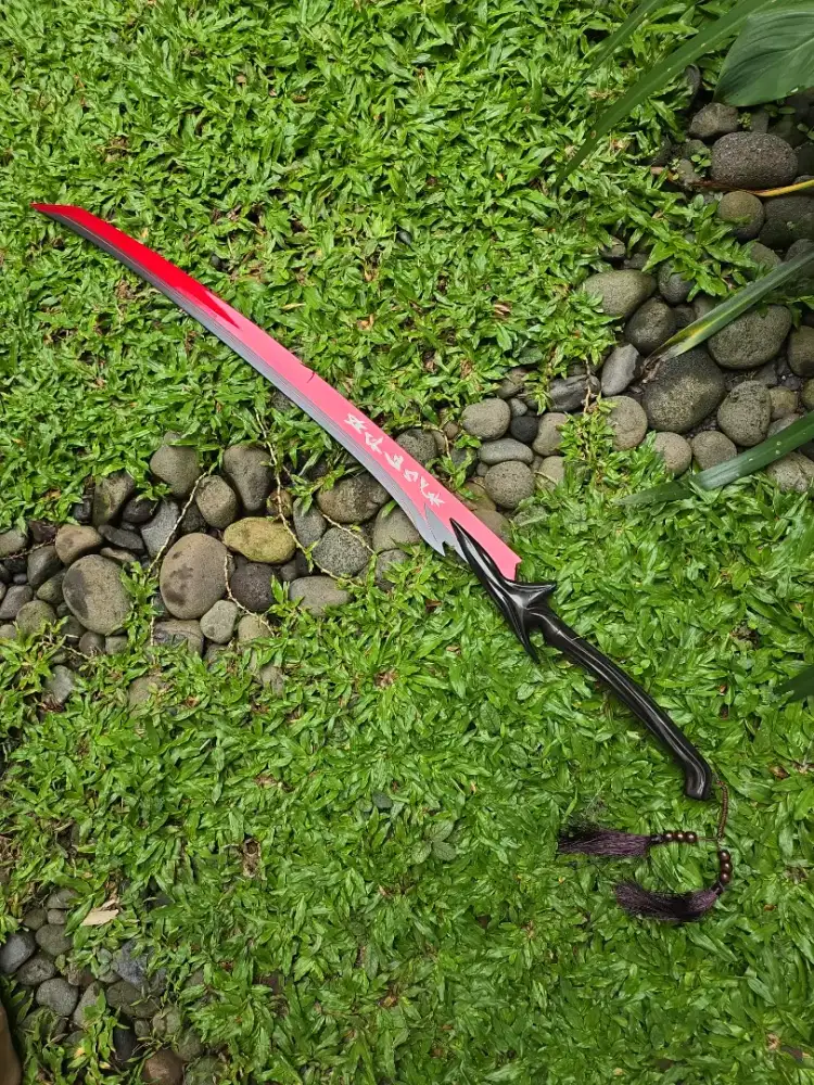 Pedang replika movie game League of Legend Yone Azakana full metal