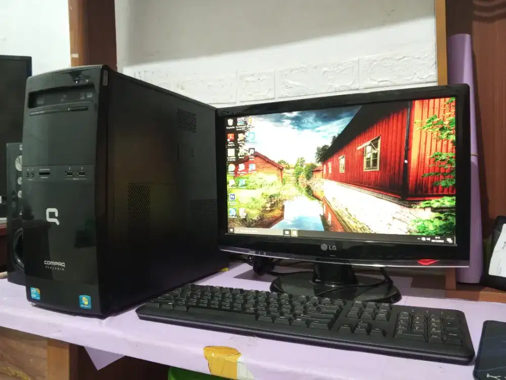 Pc branded intel core i5 + ram 8gb + vga nvidia + monitor 19inch