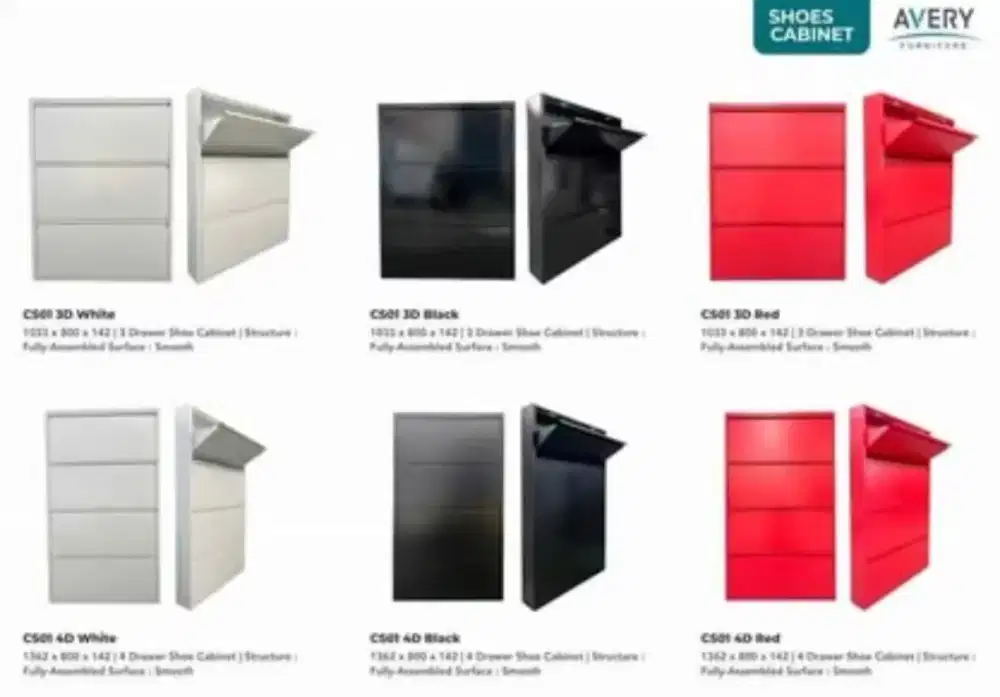 Kabinet Sepatu Avery CS01