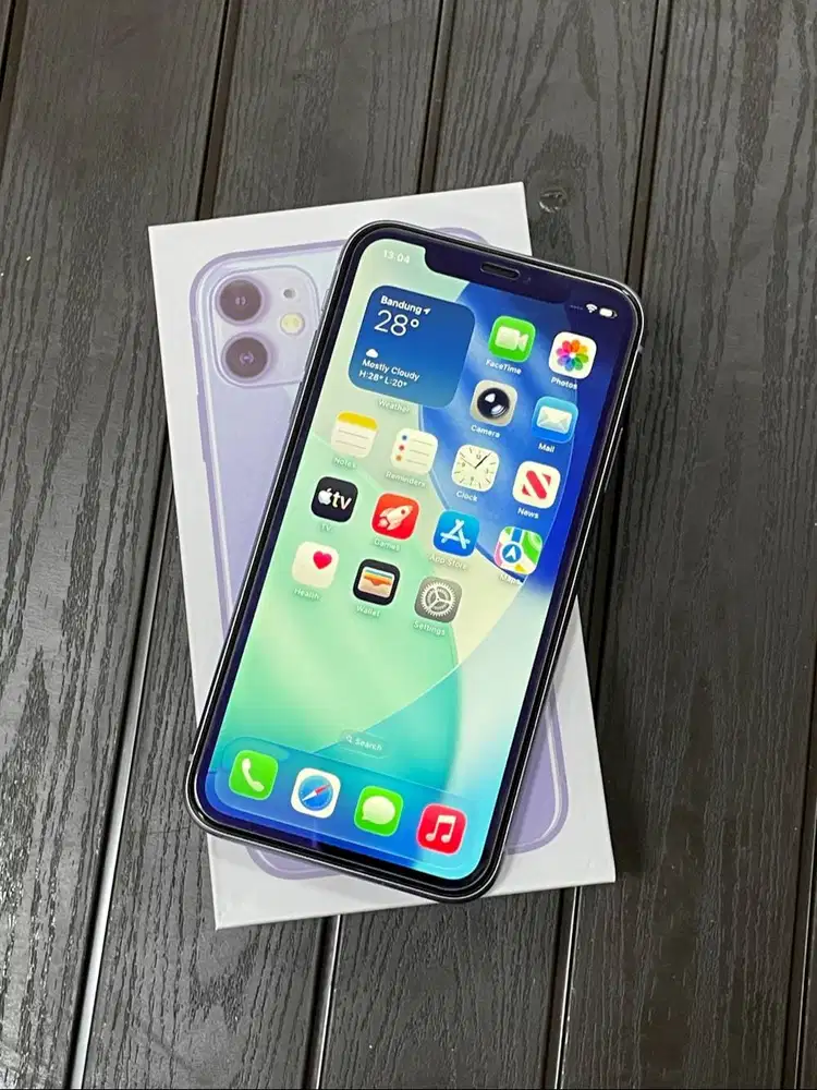 iPhone 11 256gb Purple Bea Cukai Setara iBox Sinyal Permanen Fullset
