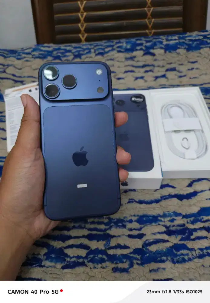 iphone 17 pro max 256 cc 1 BH 100% blm di pakai