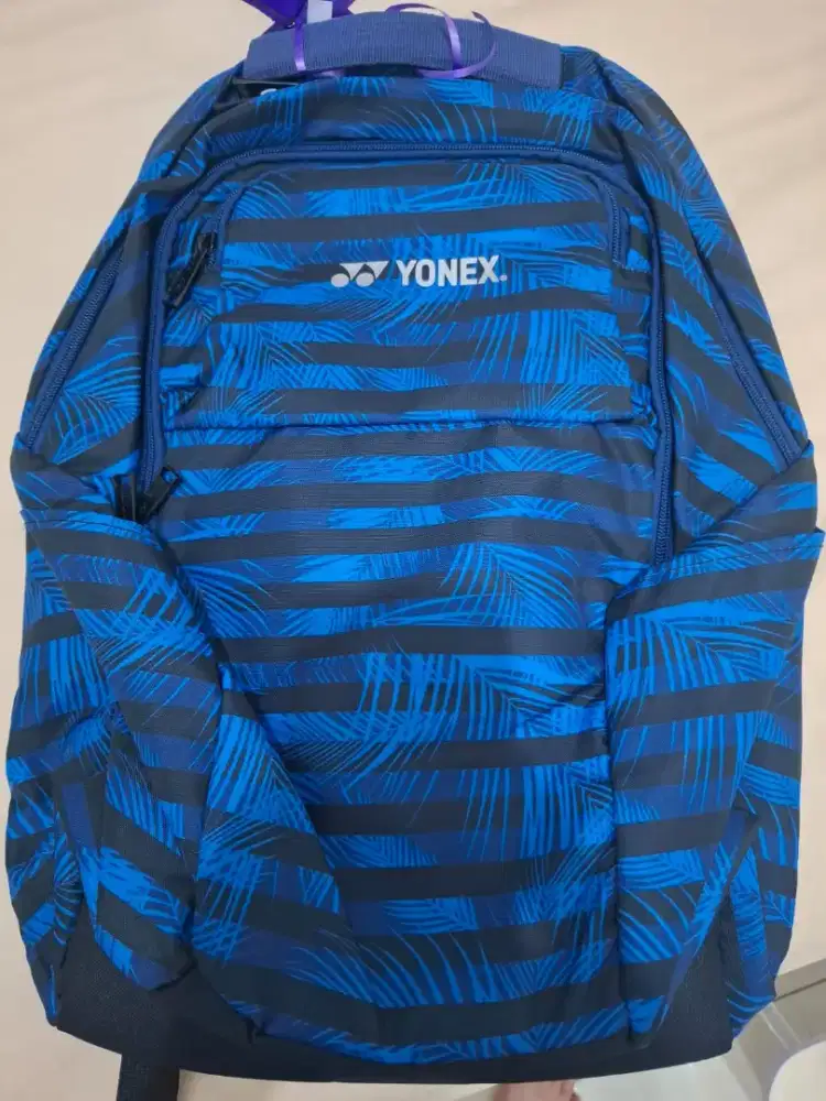 Jual tas badminton merek Yonex warna blue.