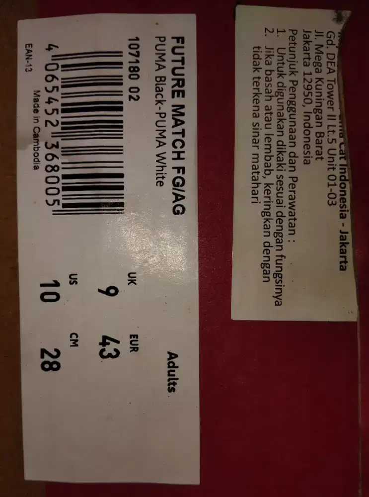 Sepatu bola puma future match