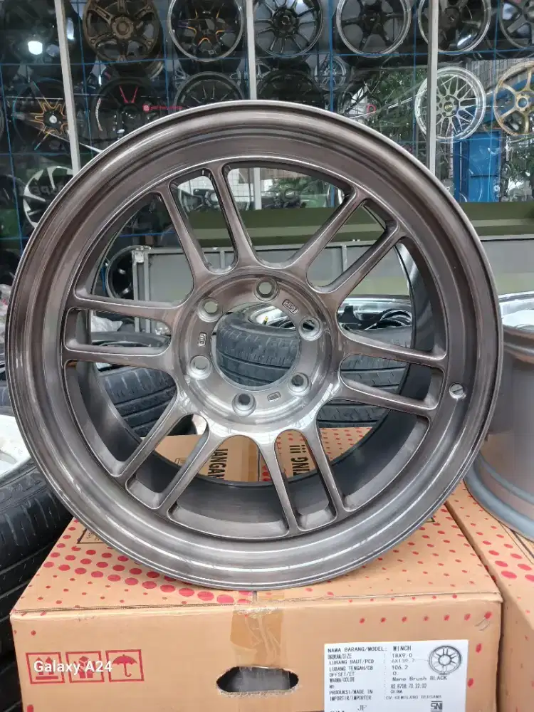 Velg enkei rpt1 ring 18x9 6x139,7 ET 0 nano brush black 4pcs