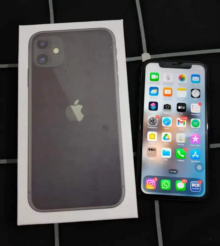 Iphone 11 128gb lengkap no minus