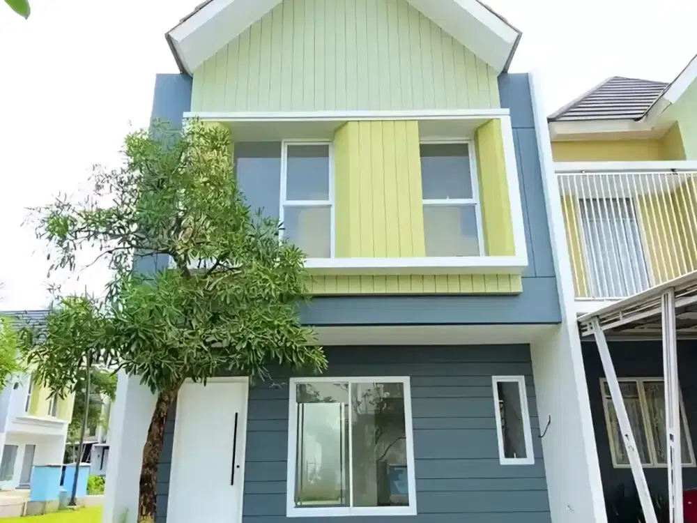 RUMAH SIAP HUNI KONSEP SMART ENVIRONMENT 3KT 2KM 2 LANTAI DEKAT MALL PARADISE SERPONG DAN AKSES STASIUN KRT RAWA BUNTU